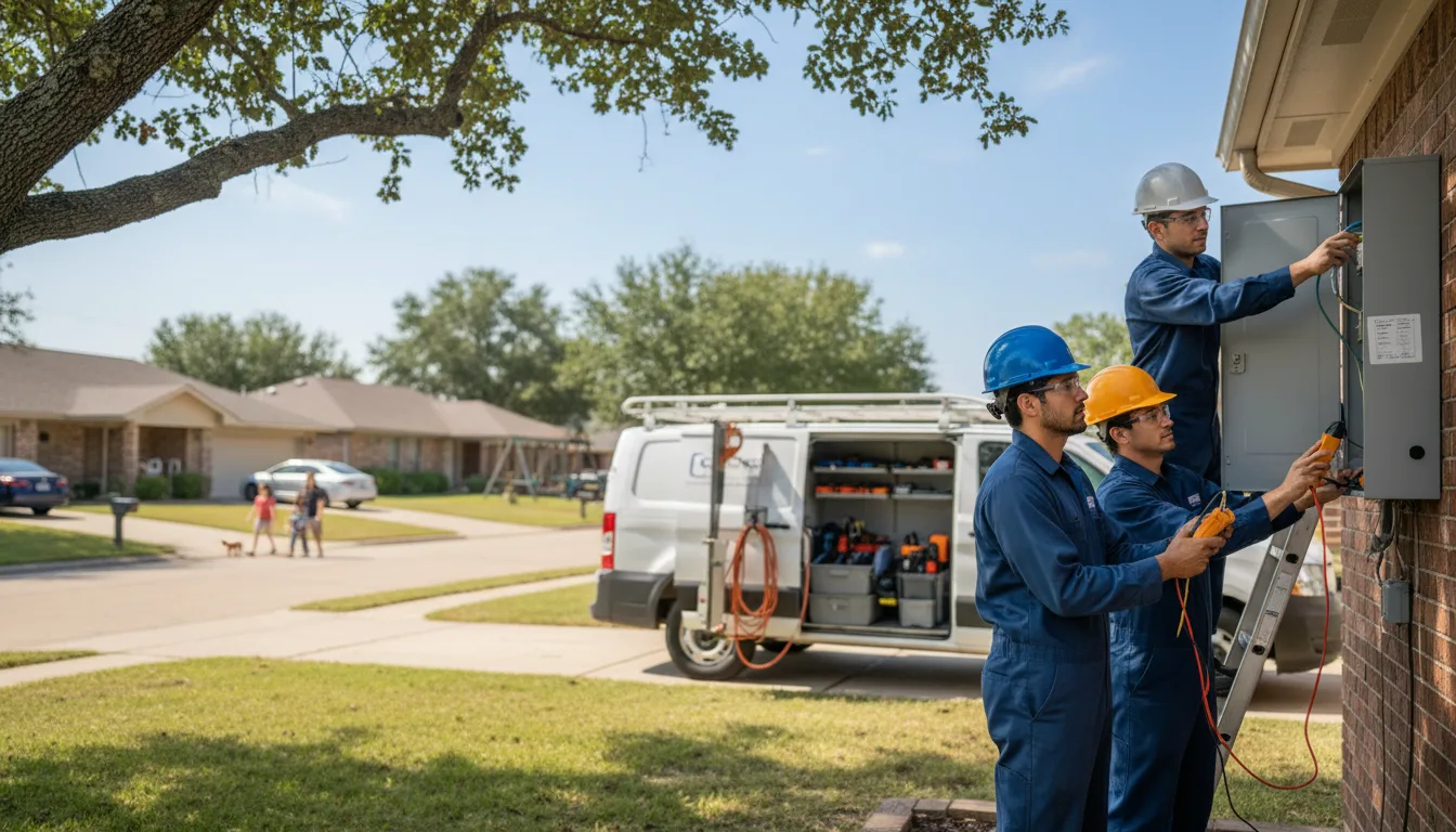 Certified electrician providing emergency electrical services in York, SC